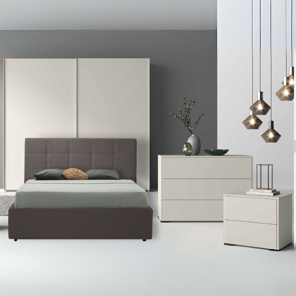 Camera da letto Vip in colore bianco nuvola top mat Effezeta
