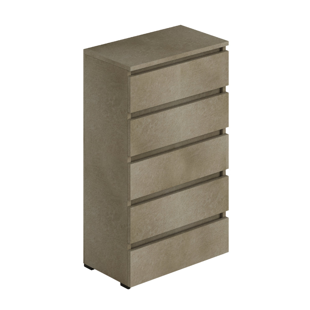 Cassettiera argilla 5 cassetti 75x40x127H Effezeta