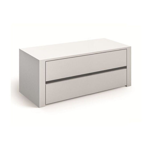 Cassettiera interna Alice 836 con lati finiti 2 cassetti colore bianco Effezeta