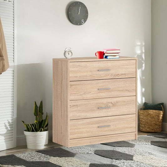 Cassettiera Nepo 4 cassetti colore rovere Effezeta