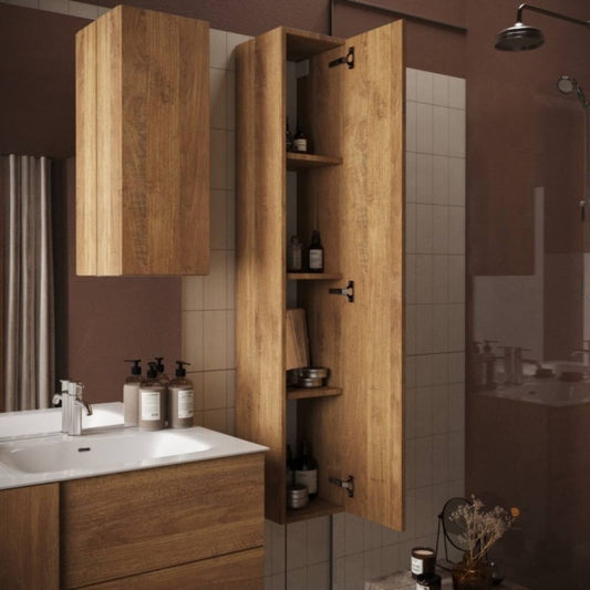 Colonna bagno Salemi sospesa 26x138h rovere mercure Effezeta