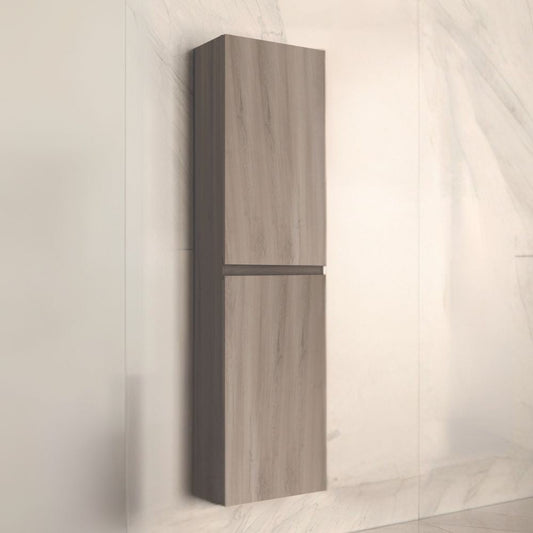 Colonna bagno sospesa Londres con due ante colore rovere grigio Effezeta