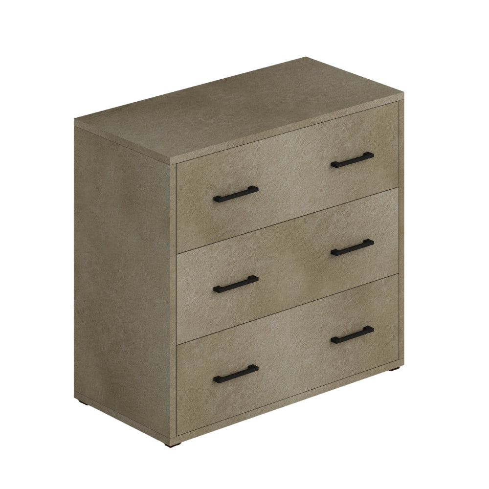Comò 3 cassetti 91x45x81H argilla Effezeta