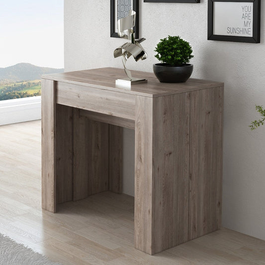 Consolle allungabile Luka con 4 allunghe colore nelson oak Effezeta