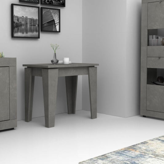 Consolle allungabile Natron cemento 50x90 cm Effezeta