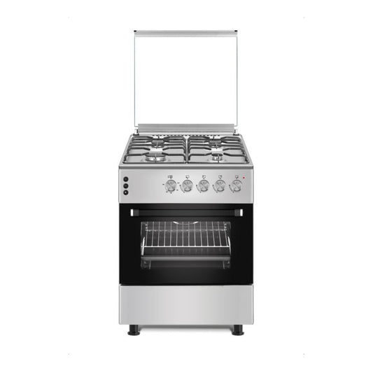 Cucina Flora 60 4 fuochi gas con forno ventilato a gas e grill elettrico Effezeta