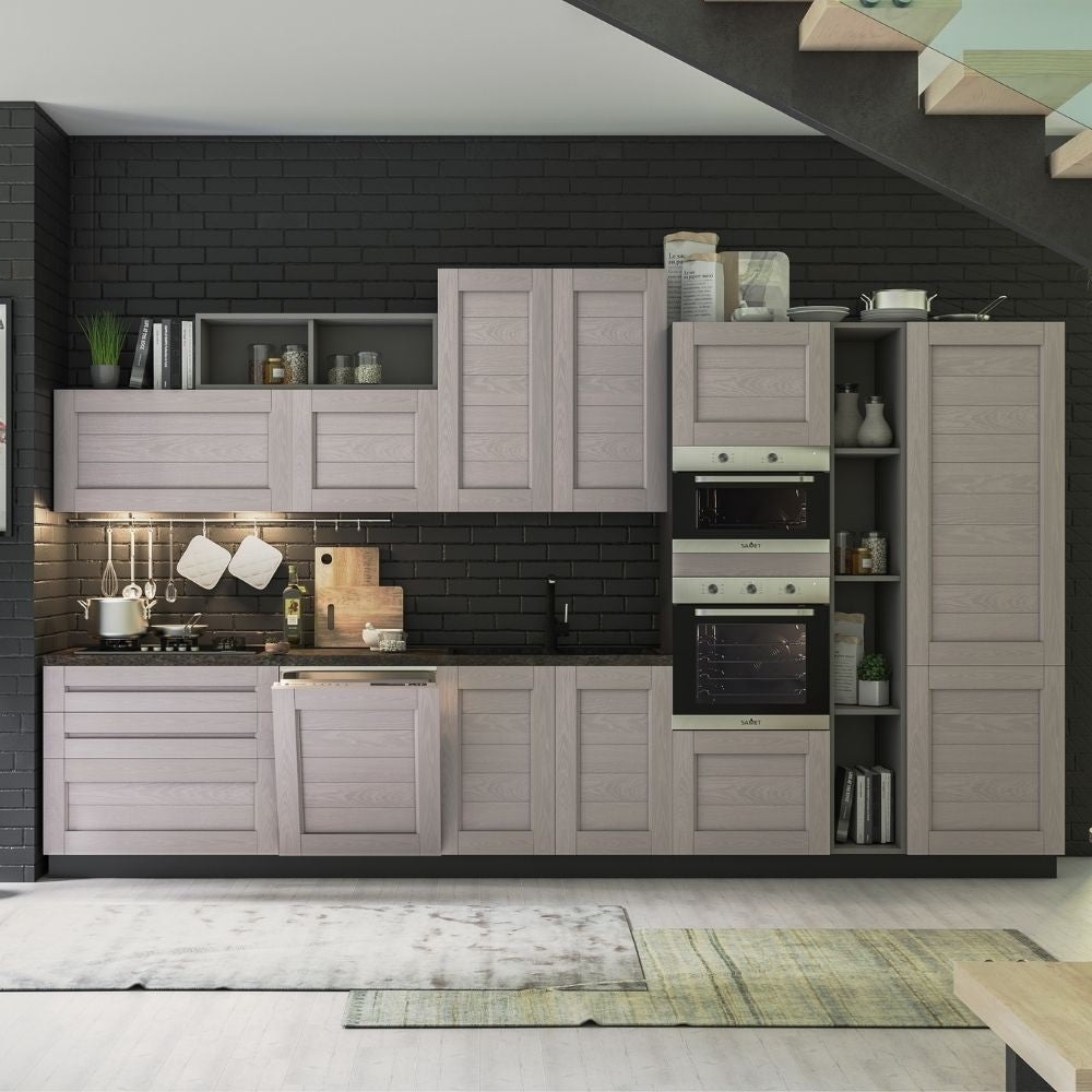 Cucina Spalato Elettra 390 cm destra con lavastoviglie Effezeta