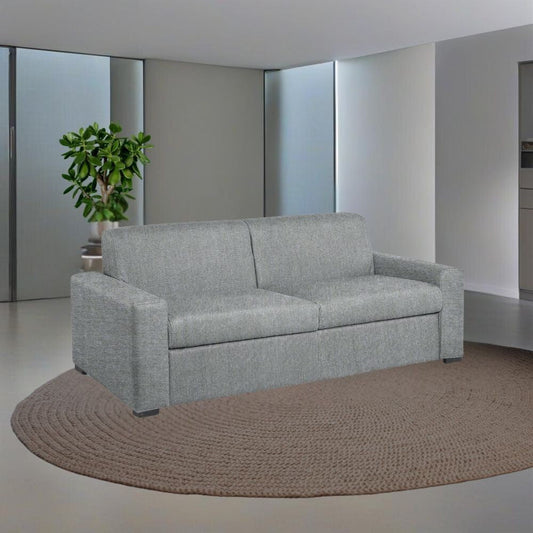 Divano letto Flash 3 posti con rete elettrosaldata colore grigio Roma 23 Effezeta