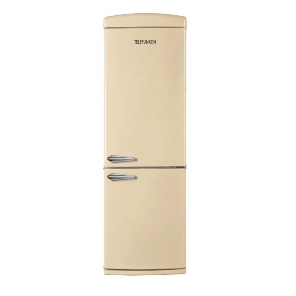 Frigorifero combinato TKBM379BREF 294 LT no frost colore beige retrò Telefunken classe F Effezeta