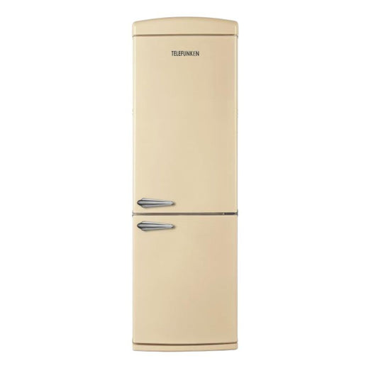 Frigorifero combinato TKBM379BREF 294 LT no frost colore beige retrò Telefunken classe F Effezeta