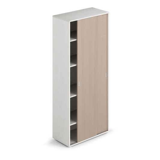 Ingresso modulo da 90 H.212 ante scorrevoli con ripiani colore olmo Effezeta