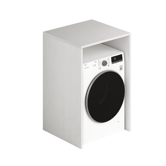 Laundry copriasciugatrice in legno 71x65x105 bianco frassinato Effezeta