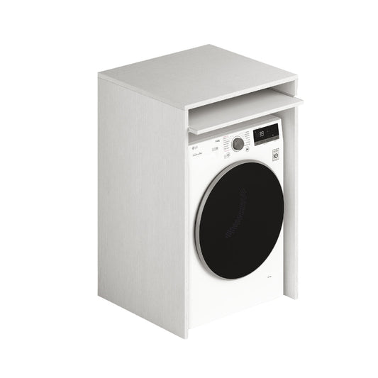 Laundry coprilavatrice in legno 71x65x105 bianco frassinato Effezeta