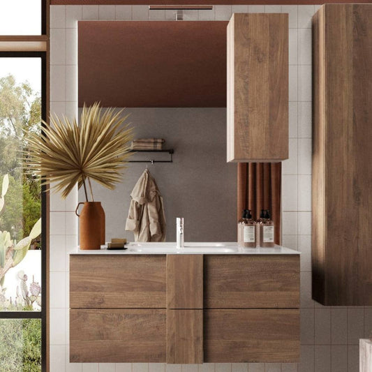 Mobile bagno sospeso Salemi100 rovere mercure Effezeta