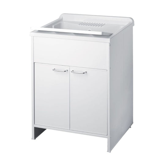 Mobile lavatoio Garden 60x60 cm 2 ante colore bianco Effezeta