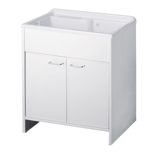 Mobile lavatoio Garden 80x50 cm 2 ante colore bianco Effezeta