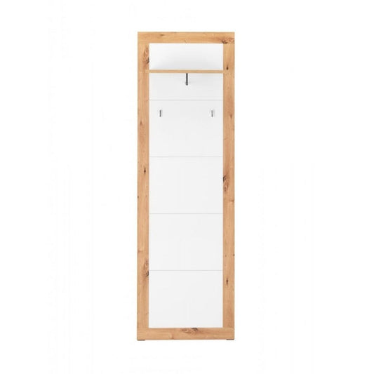 Pannello appendiabiti Wien 43 da ingresso rovere bianco Effezeta