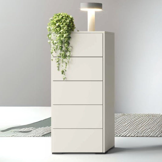 Settimino Vip 5 cassetti in bianco nuvola top mat Effezeta