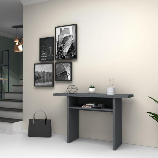 Tavolo consolle ripiegabile Ikebana cemento 120x35 Effezeta